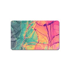 Alcohol Ink Magnet (name Card) by Dazzleway