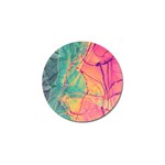 Alcohol ink Golf Ball Marker (4 pack) Front