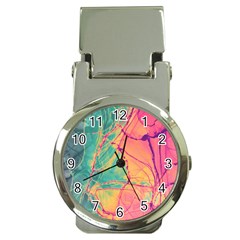 Alcohol Ink Money Clip Watches by Dazzleway