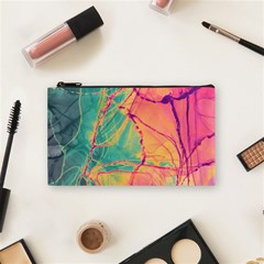 Alcohol Ink Cosmetic Bag (small) by Dazzleway