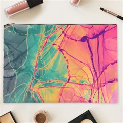 Alcohol Ink Cosmetic Bag (xxl) by Dazzleway