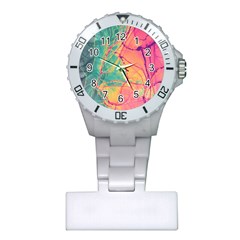 Alcohol Ink Plastic Nurses Watch by Dazzleway