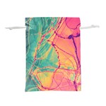 Alcohol ink Lightweight Drawstring Pouch (S) Front