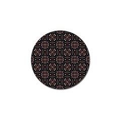 Dark Seamless Gemoetric Print Mosaic Golf Ball Marker (10 Pack) by dflcprintsclothing