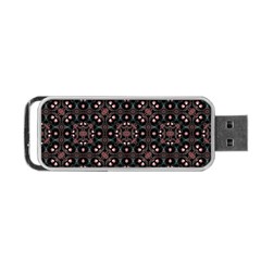 Dark Seamless Gemoetric Print Mosaic Portable Usb Flash (two Sides) by dflcprintsclothing