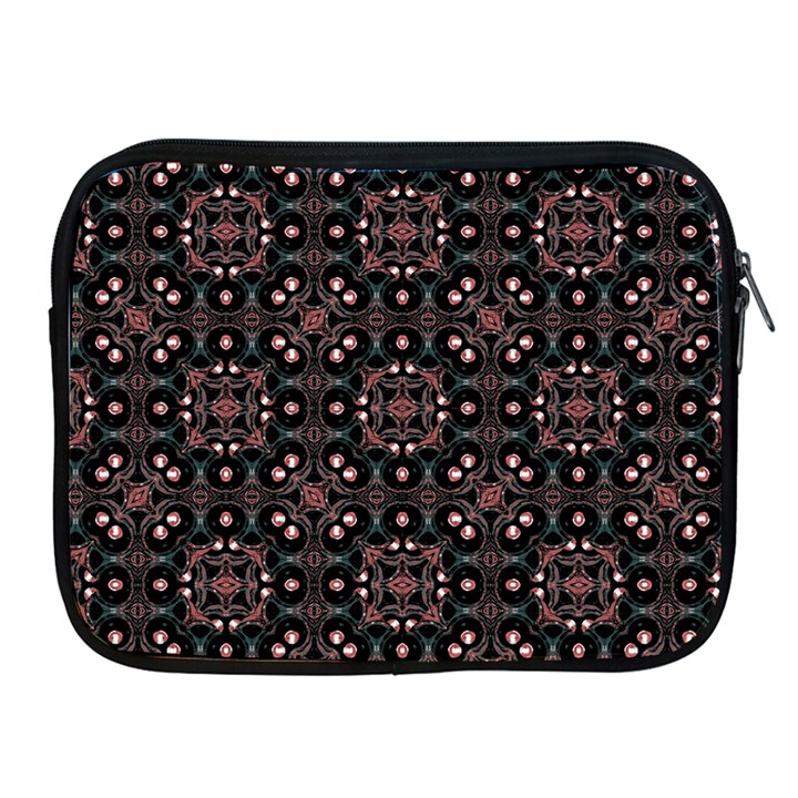 Dark Seamless Gemoetric Print Mosaic Apple iPad 2/3/4 Zipper Cases