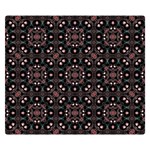 Dark Seamless Gemoetric Print Mosaic Double Sided Flano Blanket (Small)  50 x40  Blanket Front