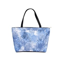 Blue Alcohol Ink Classic Shoulder Handbag