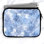 Blue alcohol ink Apple iPad 2/3/4 Zipper Cases Front