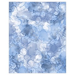 Blue Alcohol Ink Drawstring Bag (small) by Dazzleway