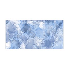 Blue Alcohol Ink Yoga Headband by Dazzleway