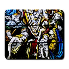 Christian Window Glass Art Print Large Mousepads by dflcprintsclothing