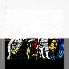 Christian Window Glass Art Print Rectangular Jigsaw Puzzl by dflcprintsclothing