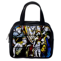 Christian Window Glass Art Print Classic Handbag (one Side) by dflcprintsclothing