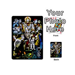 Christian Window Glass Art Print Playing Cards 54 Designs (mini) by dflcprintsclothing