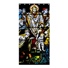 Christian Window Glass Art Print Shower Curtain 36  X 72  (stall)  by dflcprintsclothing