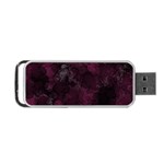 Purple alcohol ink Portable USB Flash (Two Sides) Back