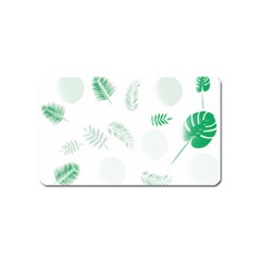 Flower Branch Corolla Wreath Vector Magnet (name Card)