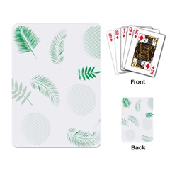 Flower Branch Corolla Wreath Vector Playing Cards Single Design (rectangle)