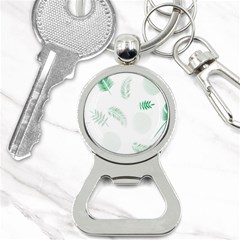 Flower Branch Corolla Wreath Vector Bottle Opener Key Chain