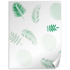 Flower Branch Corolla Wreath Vector Canvas 12  X 16 