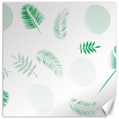 Flower Branch Corolla Wreath Vector Canvas 16  X 16 