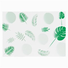 Flower Branch Corolla Wreath Vector Large Glasses Cloth by HermanTelo