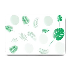 Flower Branch Corolla Wreath Vector Small Doormat 