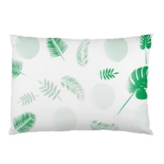 Flower Branch Corolla Wreath Vector Pillow Case