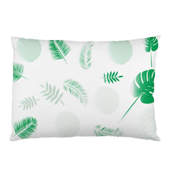 Flower Branch Corolla Wreath Vector Pillow Case