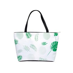 Flower Branch Corolla Wreath Vector Classic Shoulder Handbag