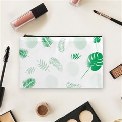 Flower Branch Corolla Wreath Vector Cosmetic Bag (medium)