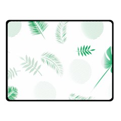 Flower Branch Corolla Wreath Vector Fleece Blanket (small) by HermanTelo