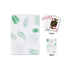 Flower Branch Corolla Wreath Vector Playing Cards Single Design (mini)