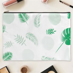 Flower Branch Corolla Wreath Vector Cosmetic Bag (xxxl)