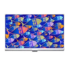 Sea Fish Illustrations Business Card Holder by Mariart