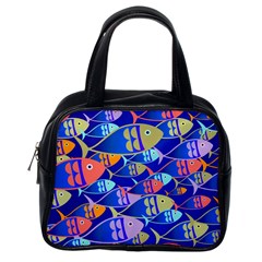 Sea Fish Illustrations Classic Handbag (one Side) by Mariart