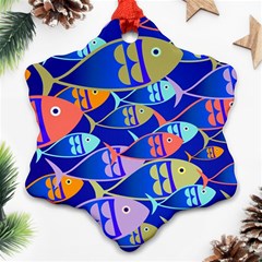 Sea Fish Illustrations Ornament (snowflake)