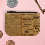 Antique Newspaper 1888 Mini Coin Purse Front