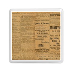 Antique Newspaper 1888 Memory Card Reader (square) by ArtsyWishy