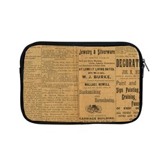 Antique Newspaper 1888 Apple Ipad Mini Zipper Cases by ArtsyWishy