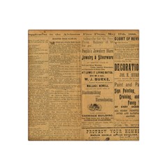 Antique Newspaper 1888 Satin Bandana Scarf by ArtsyWishy