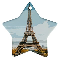 The Eiffel Tower  Ornament (star) by ArtsyWishy