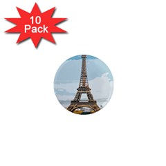 The Eiffel Tower  1  Mini Magnet (10 Pack)  by ArtsyWishy