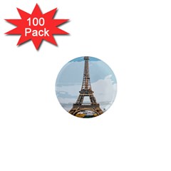 The Eiffel Tower  1  Mini Magnets (100 Pack)  by ArtsyWishy