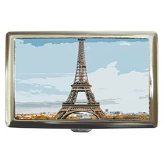 The Eiffel Tower  Cigarette Money Case by ArtsyWishy