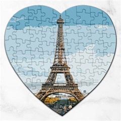 The Eiffel Tower  Jigsaw Puzzle (heart) by ArtsyWishy