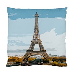 The Eiffel Tower  Standard Cushion Case (one Side) by ArtsyWishy