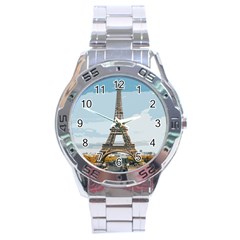 The Eiffel Tower  Stainless Steel Analogue Watch by ArtsyWishy