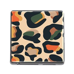 Exotic Leopard Skin Design Memory Card Reader (square 5 Slot) by ArtsyWishy